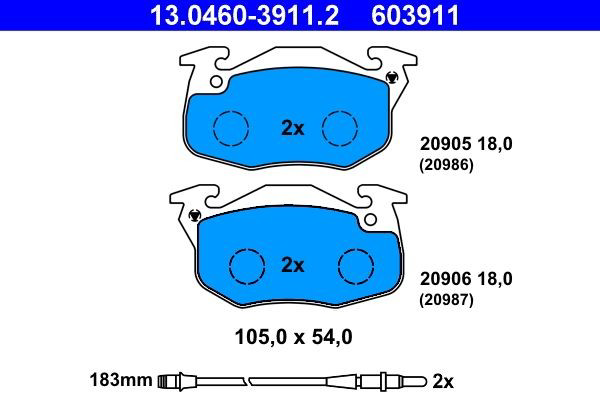 425091 Peugeot/Citroen Колодки передние
