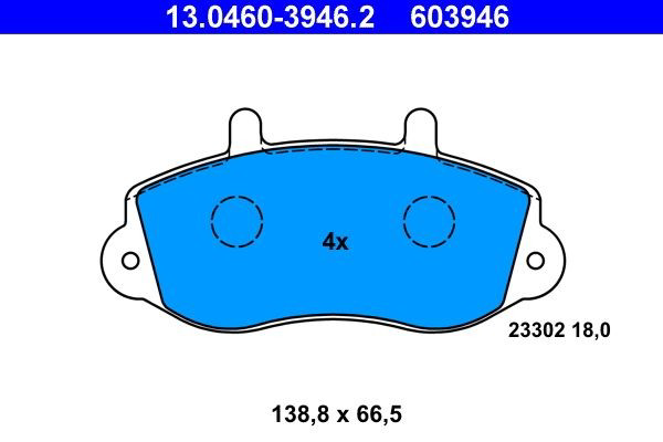 Колодки ATE 13046039462 цена, от 20.10 USD