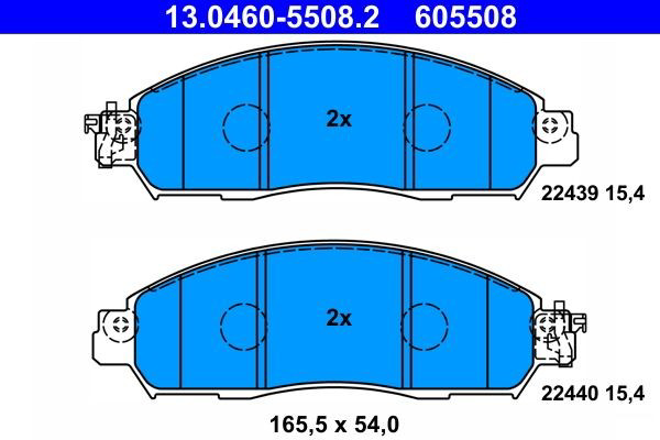 Колодки ATE 13046055082 цена, от 59.47 USD