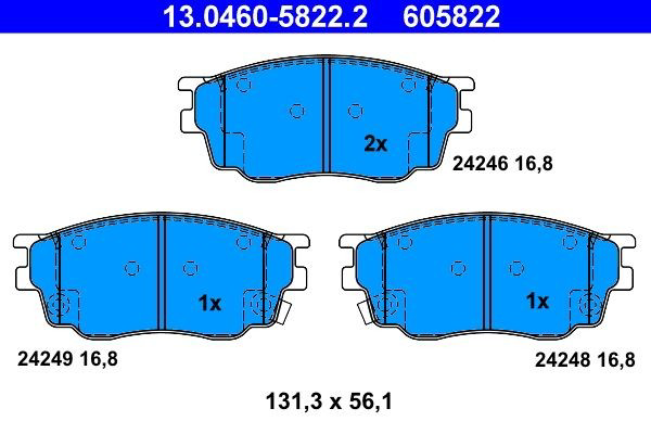 Колодки ATE 13046058222 цена, от 24.84 USD