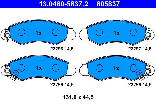 Колодки ATE 13046058372 цена, от 15.37 USD
