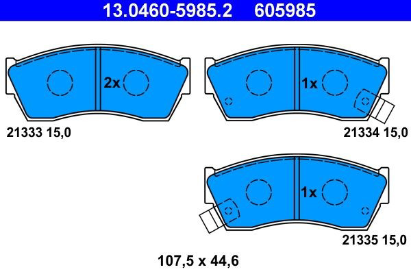 Колодки ATE 13046059852 цена, от 15.22 USD