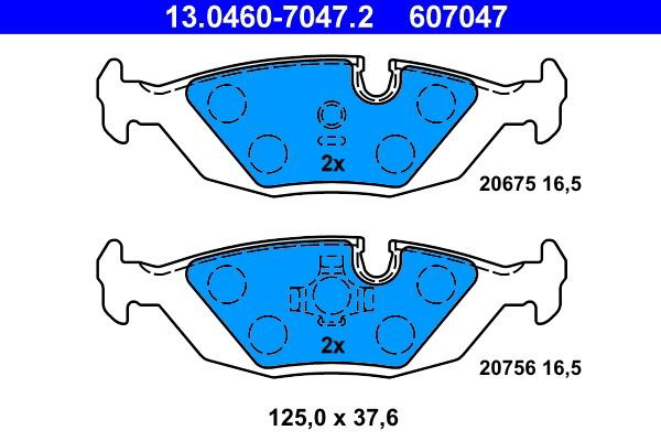 Колодки дисковые  ATE 13046070472 цена, от 16.36 USD