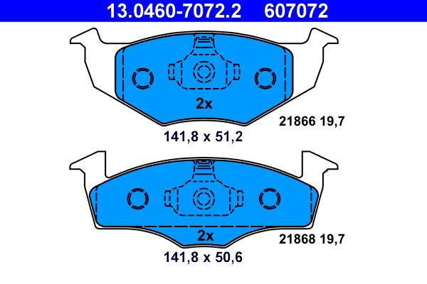Колодки ATE 13046070722 цена, от 20.27 USD
