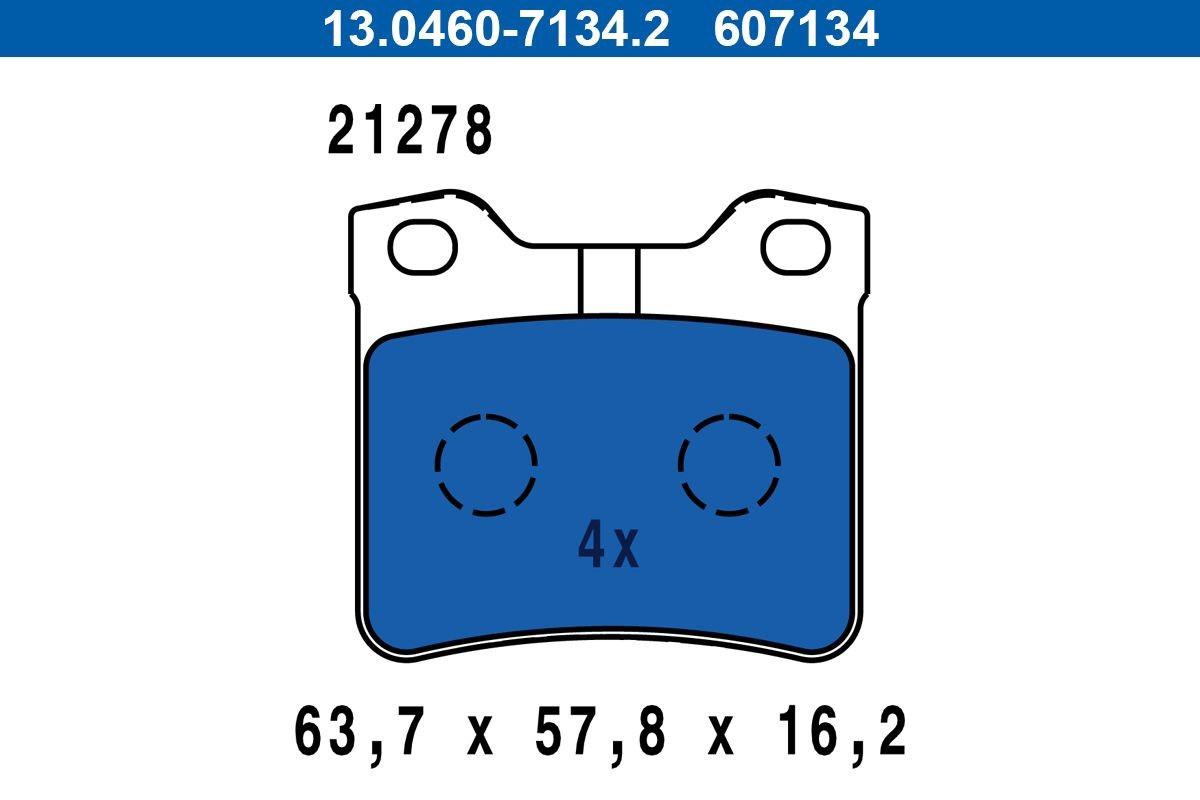 Колодки дисковые  ATE 13046071342 цена, от 21.73 USD
