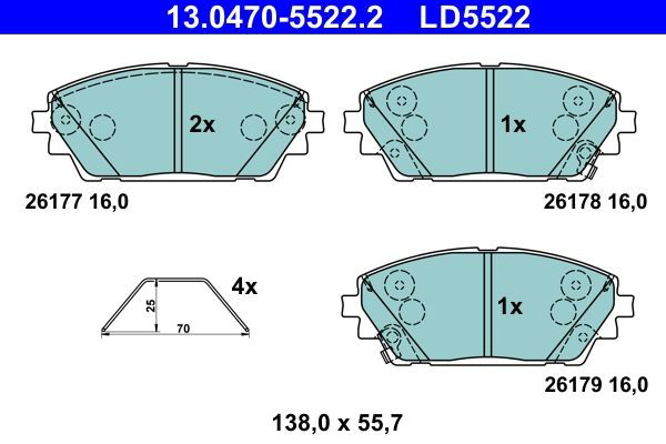 Купить BCYA3328ZB Mazda Колодки тормозные