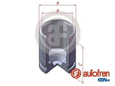 D025543 Autofren Поршень тормозного суппорта заднего