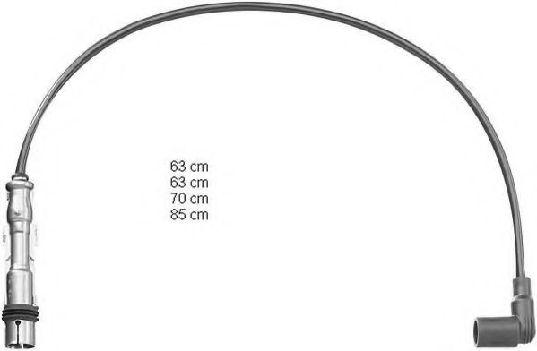 Провода зажигания Beru ZEF1255 цена, от 43.10 USD