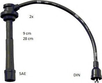 Провода зажигания Magneti Marelli MSK1313 цена, от 16.87 USD