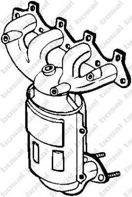 Газопроводы (коллектор выпускной) Bosal 099466 цена, от 566.27 USD