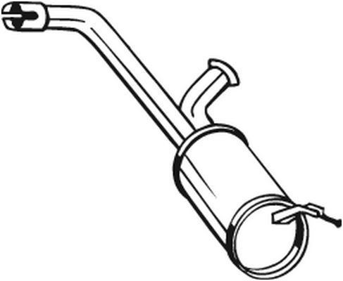 BS135095 Bosal Выхлопная труба