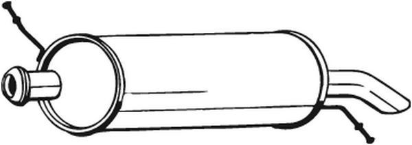 BS135541 Bosal Выхлопная труба