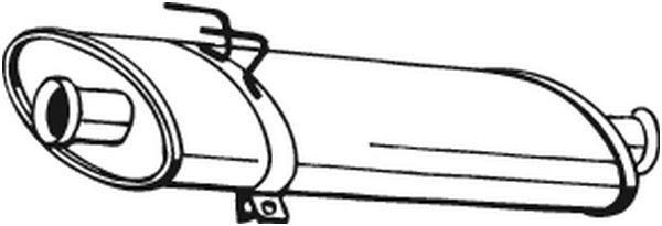 200269 Bosal Глушитель центральный