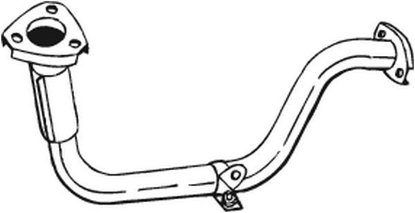 788805 Bosal Штаны глушителя передние