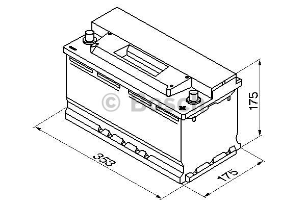 0092S30120 Bosch Аккумуляторная батарея