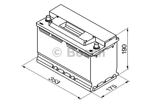 Аккумулятор 0092S30130 Bosch