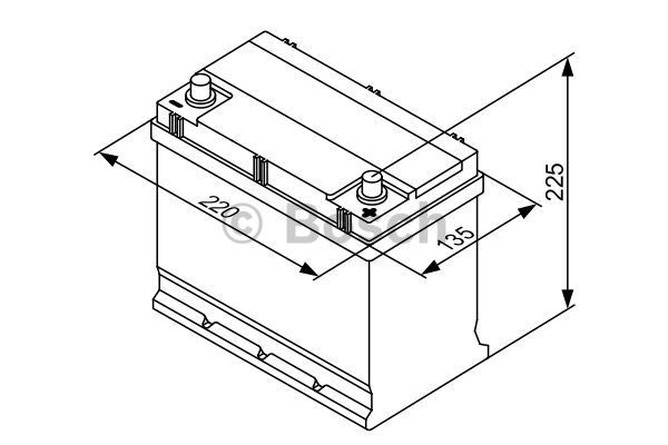 Аккумулятор автомобильный Bosch S3016 цена, от 76.02 USD