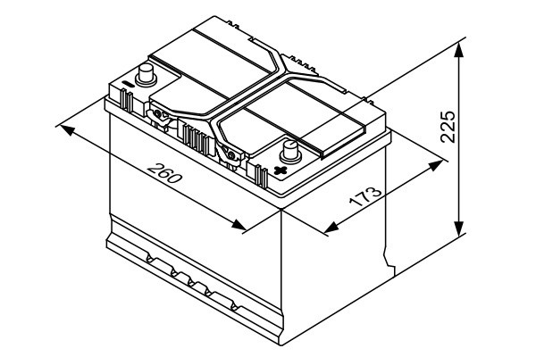 Купить 0092S40260 Bosch Батарея аккумуляторная