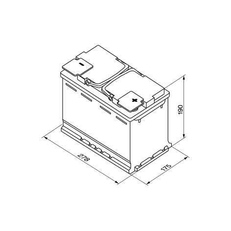 0092S5A080 Bosch Аккумуляторная батарея