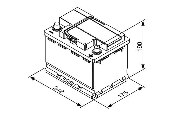 Аккумулятор 0092T30050 Bosch