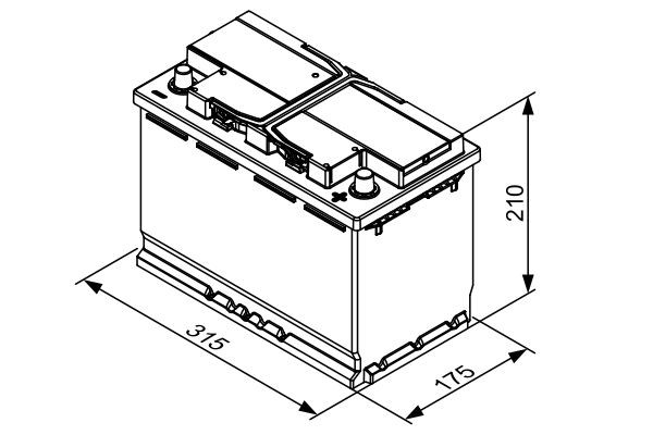 Купить 0092T30320 Bosch Батарея аккумуляторная