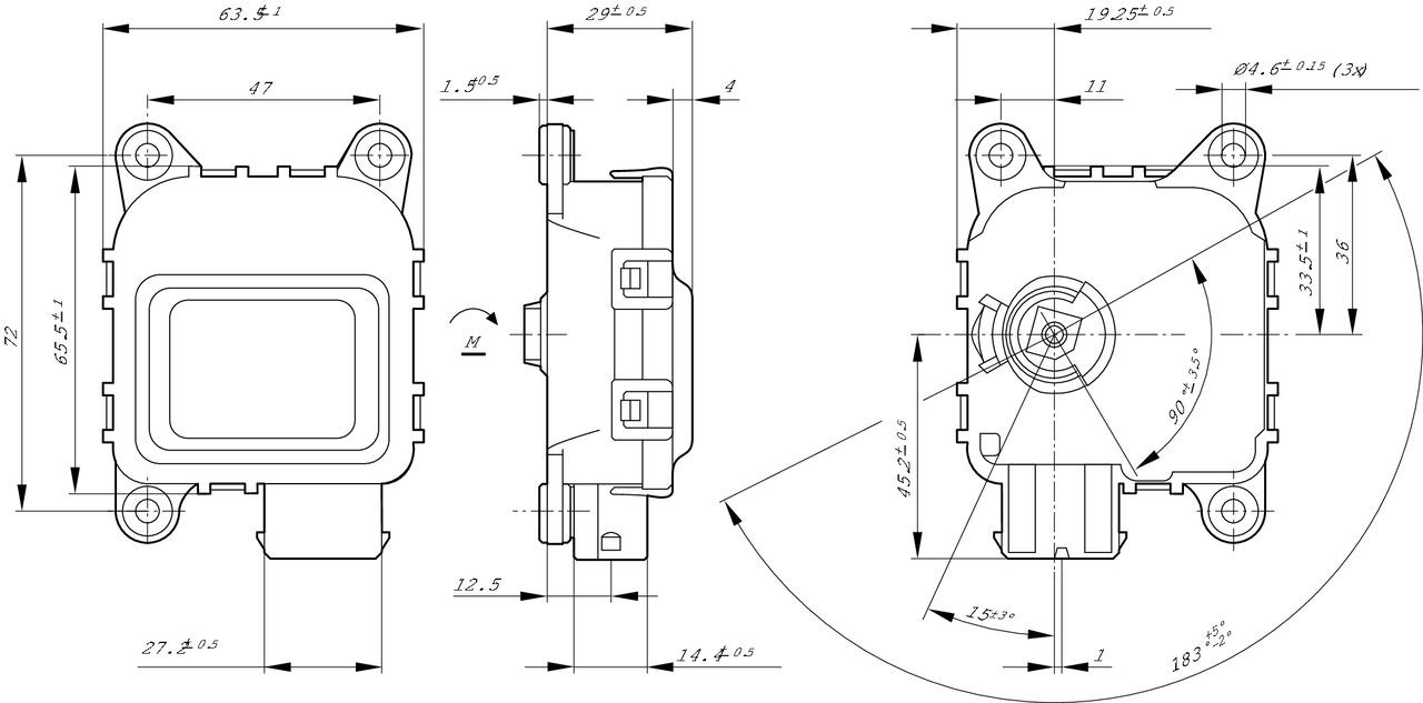 Купить 0132801141 Bosch Моторчик заслонки печки