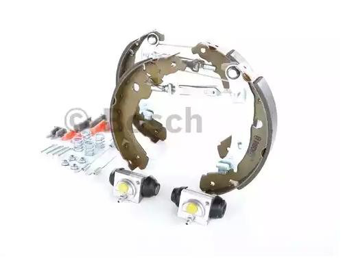 Купить 0204114193 Bosch Колодки тормозные задние барабанные, в сборе с цилиндрами, комплект