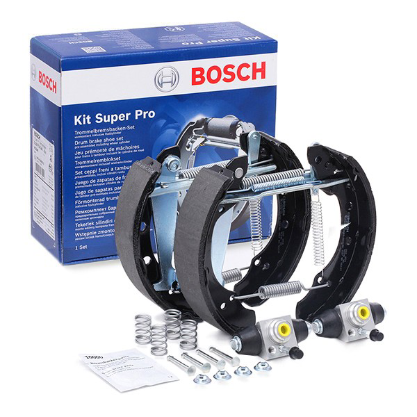 Колодки тормозные задние барабанные, в сборе с цилиндрами, комплект Bosch 0204114546