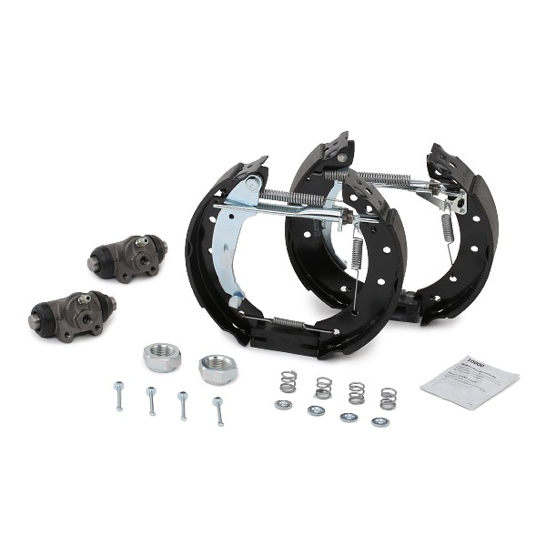 Купить 0204114554 Bosch Колодки тормозные задние барабанные, в сборе с цилиндрами, комплект