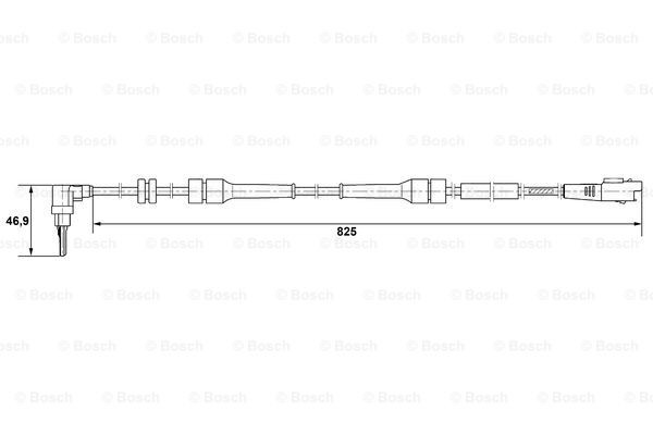 Датчик АБС (ABS) передний левый 0265007083 Bosch