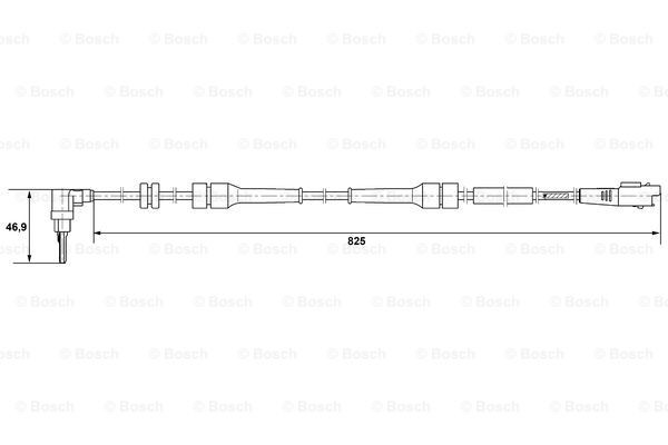 Датчик АБС (ABS) передний правый 0265007084 Bosch