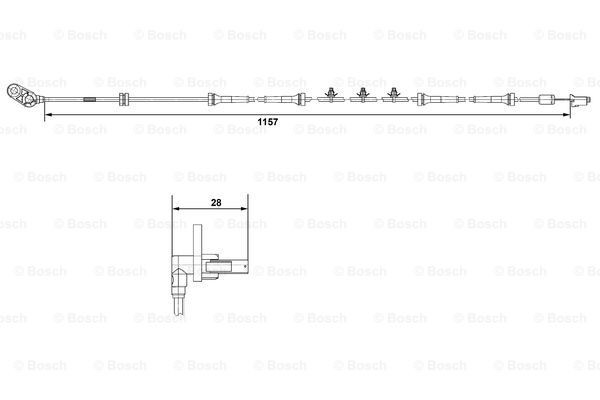 0265007463 Bosch Сенсор АБС