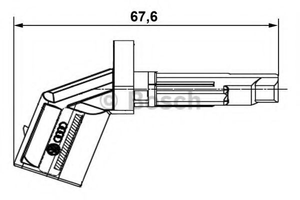 Купить 0265007930 Bosch Датчик ABS передний левый