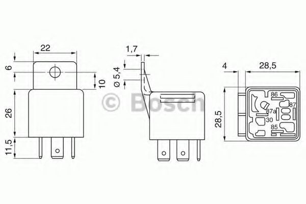 Автомобильные реле поворотов Bosch 0332019203 цена, от 2.68 USD