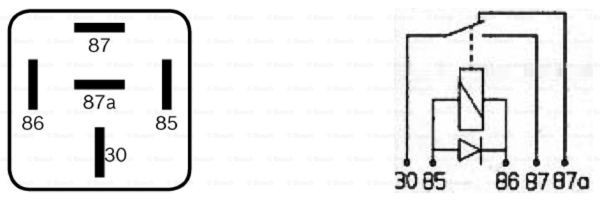 Реле поворотников Bosch 0332209204