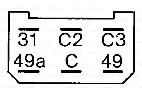 Реле поворотов 0335200160 Bosch