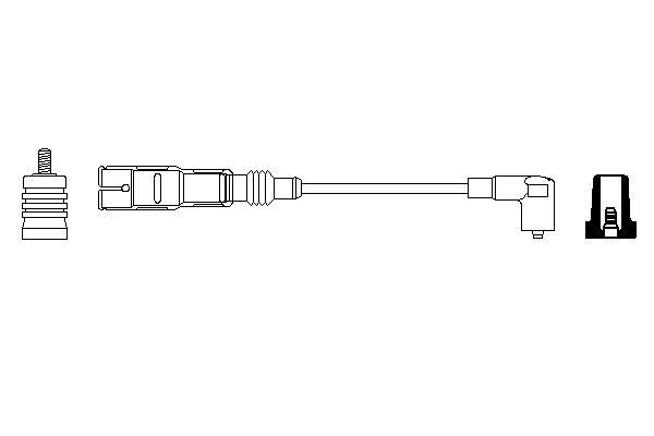 Провода зажигания Bosch 0356912888 цена, от 15.70 USD