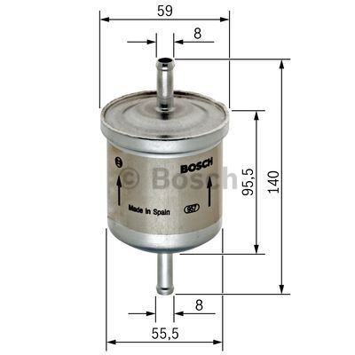 0450905002 Bosch Фильтр топлива
