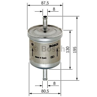 Топливный фильтр 0450905216 Bosch