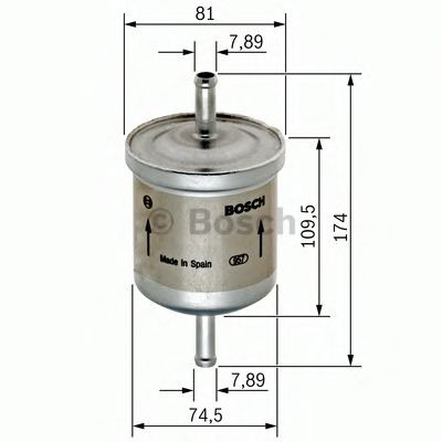 Топливный фильтр 0450905318 Bosch