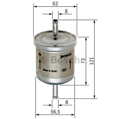 Купить 0450905326 Bosch Фильтр-отстойник топлива грубой очистки