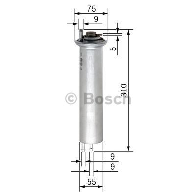 Фильтр тонкой очистки топлива Bosch 0450905960 цена, от 57.82 USD