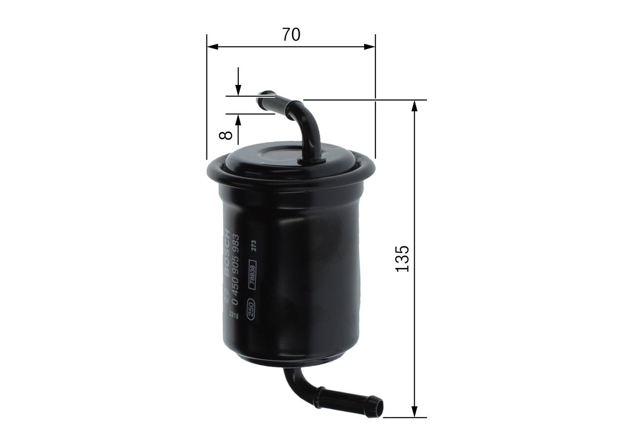 Топливный фильтр 0450905983 Bosch