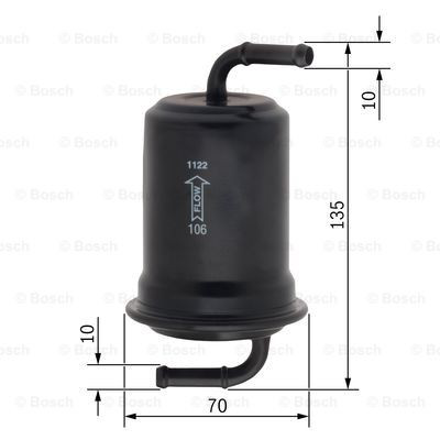 Топливный фильтр 0450905983 Bosch