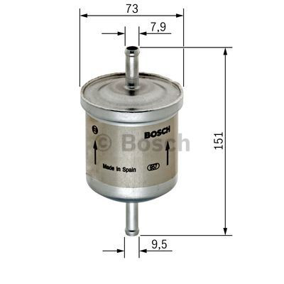 Купить 0450905985 Bosch Фильтр-отстойник топлива грубой очистки