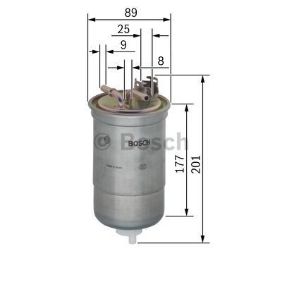 Фильтр топливный Bosch 0450906295