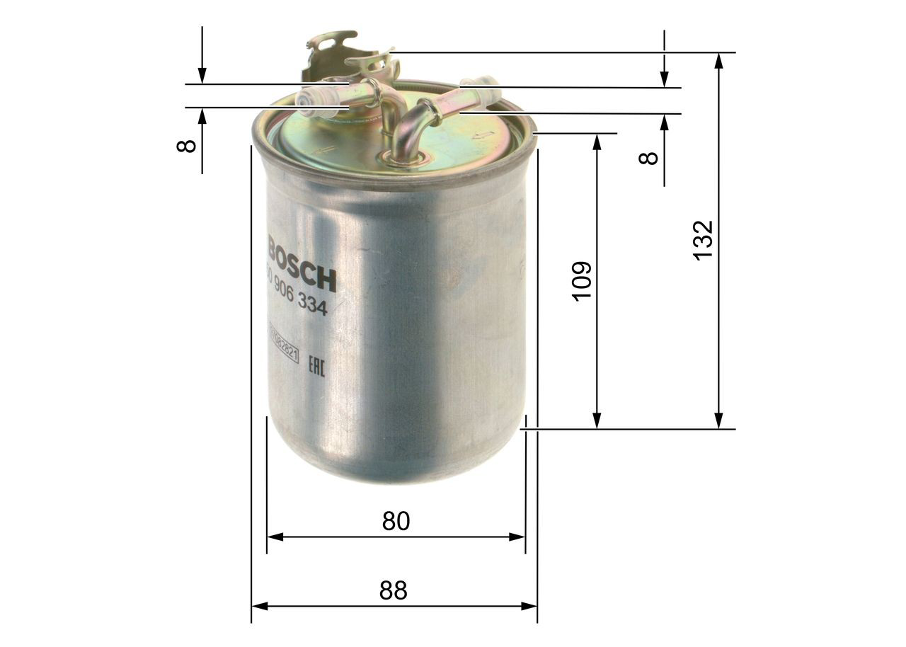 Купить 0450906334 Bosch Фильтр-отстойник топлива грубой очистки