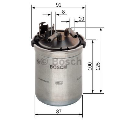 Фильтр топливный Bosch 0450906426