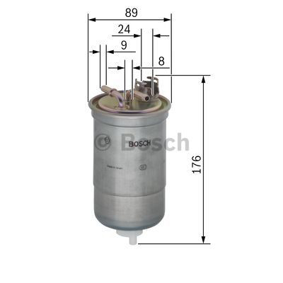 Фильтр тонкой очистки топлива Bosch 0450906437 цена, от 26.37 USD