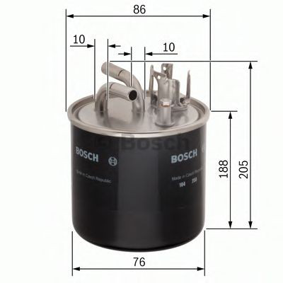 Фильтр топливный Bosch 0450906459